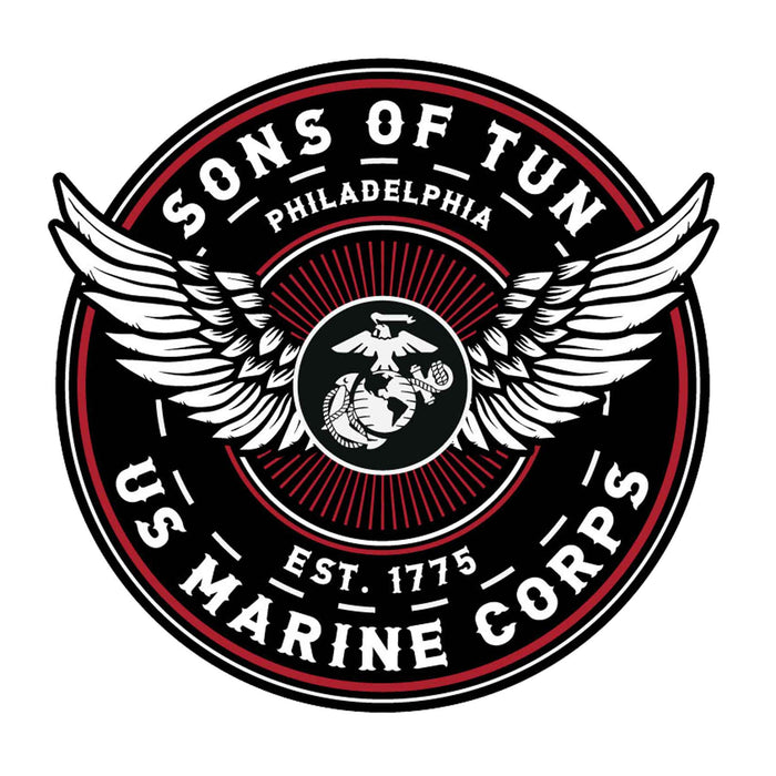 USMC Sons of Tun Wings 10" Patch
