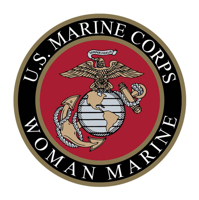 Woman Marine EGA 10" Patch
