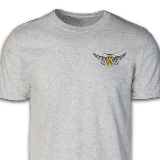 Air Crew Patch T-shirt Gray - SGT GRIT