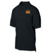 2nd Engineer Battalion Patch Golf Shirt Black - SGT GRIT