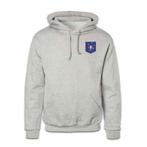 Raider Patch Gray Hoodie - SGT GRIT