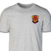 3rd Marine Division Patch T-shirt Gray - SGT GRIT