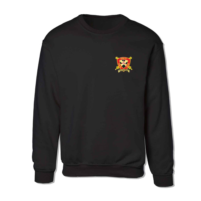 12th Marines Regimental Patch Black Sweatshirt