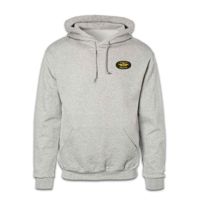 Force Recon Patch Gray Hoodie - SGT GRIT
