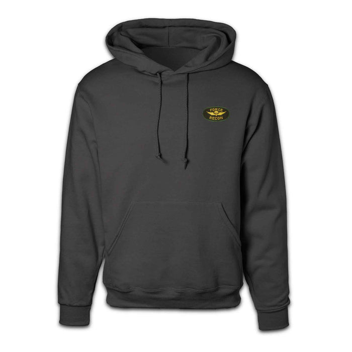 Force Recon Patch Black Hoodie