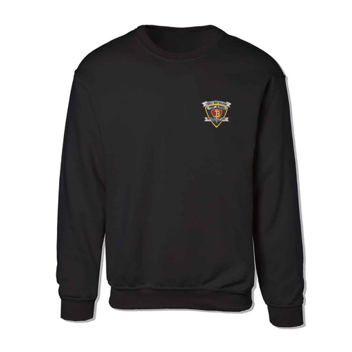 1st Battalion 3rd Marines Patch Black Sweatshirt - SGT GRIT