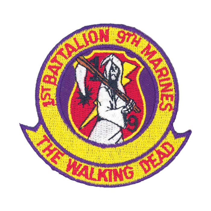 1st Battalion 9th Marines Patch - SGT GRIT