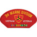 Vietnam - 3rd Marine Division Veteran Cover Patch - SGT GRIT