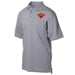 3rd Marine Air Wing Patch Golf Shirt Gray - SGT GRIT
