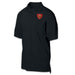1st Marine Brigade Patch Golf Shirt Black - SGT GRIT