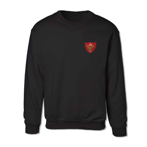 1st Marine Brigade Patch Black Sweatshirt - SGT GRIT