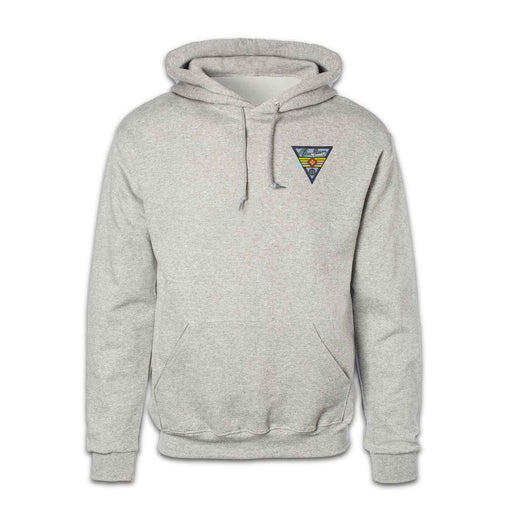 MAG-26 Patch Gray Hoodie - SGT GRIT