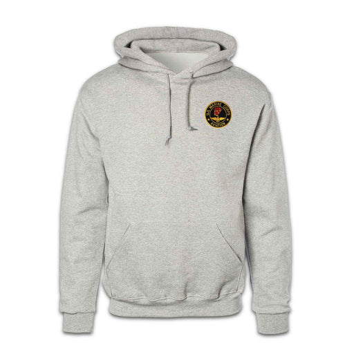 Marine Corps Aviation Patch Gray Hoodie - SGT GRIT