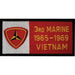 Vietnam - 3rd Marine Division Patch - SGT GRIT