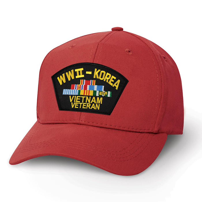WWII - Korea - Vietnam Veteran Patch Cover