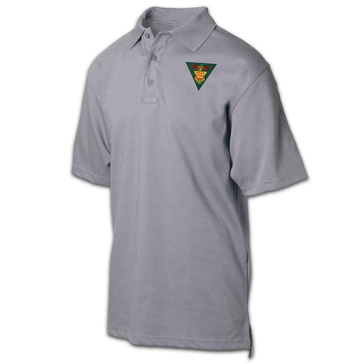 MCAS Futenma Patch Golf Shirt Gray - SGT GRIT