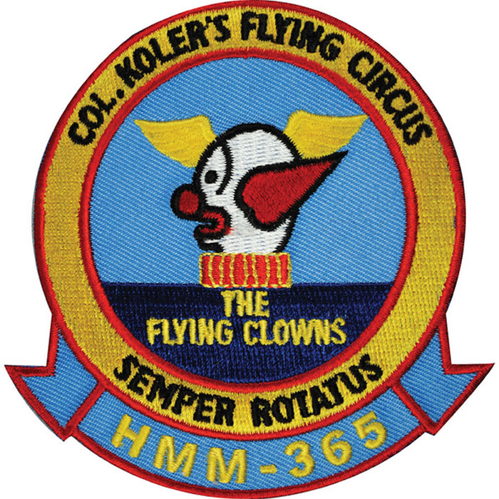 HMM-365 Col. Koler's Flying Circus - The Flying Clowns Patch - SGT GRIT