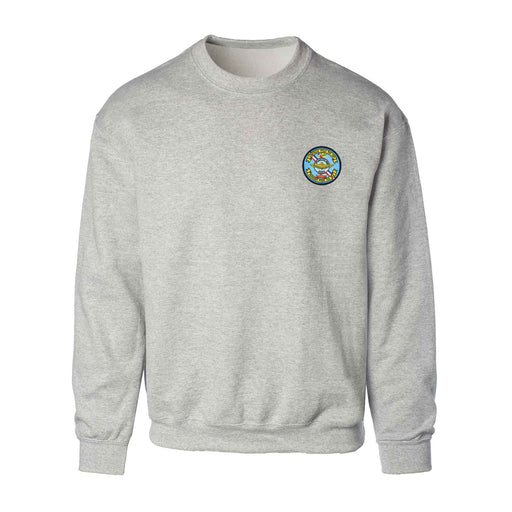 2D Anglico FMF Patch Gray Sweatshirt - SGT GRIT