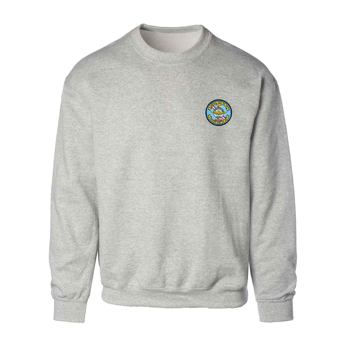 2D Anglico FMF Patch Gray Sweatshirt - SGT GRIT
