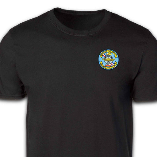 2D Anglico FMF Patch T-shirt Black - SGT GRIT