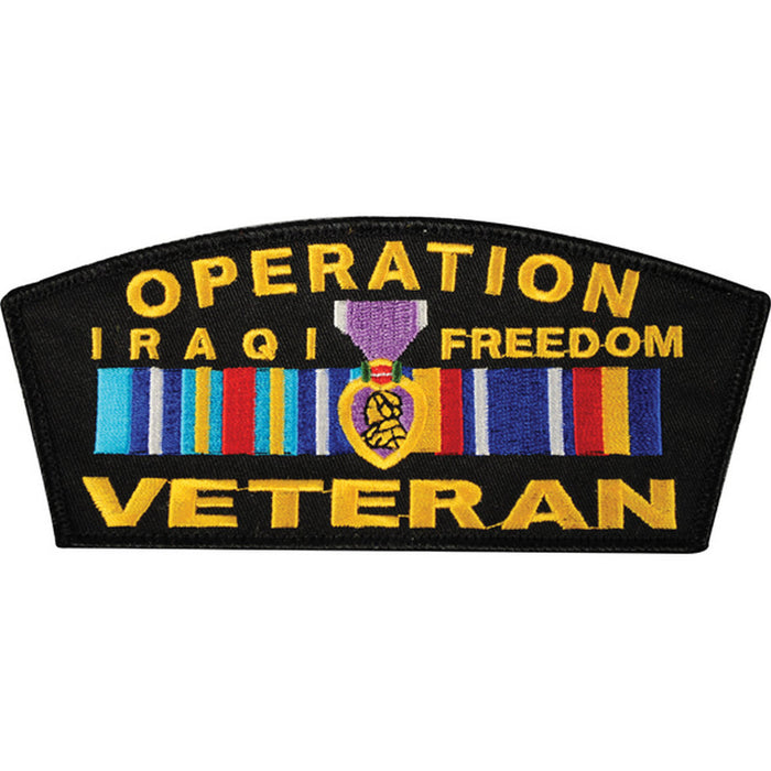 Operation Iraqi Freedom Purple Heart Cover Patch