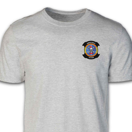 3rd Battalion 1st Marines Patch T-shirt Gray - SGT GRIT
