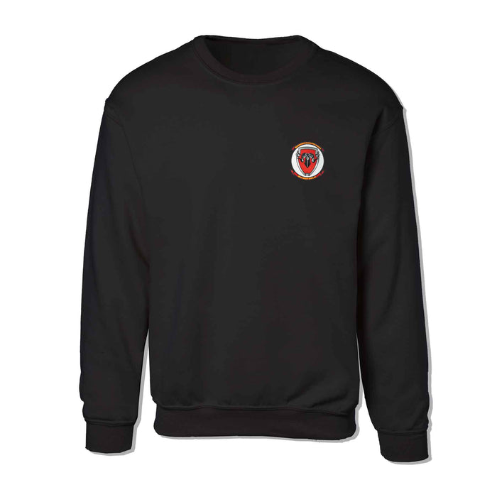 MCAS Cherry Point NC Patch Black Sweatshirt - SGT GRIT