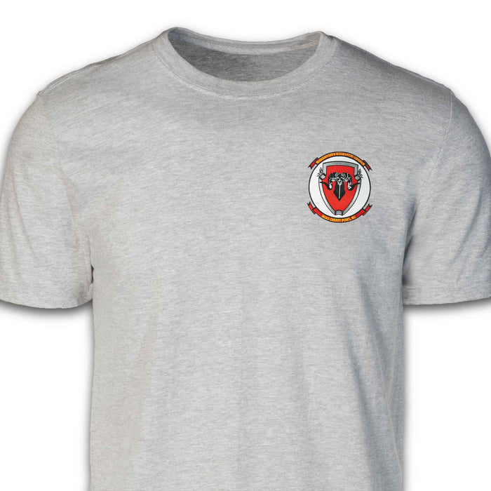 MCAS Cherry Point NC Patch T-shirt Gray - SGT GRIT