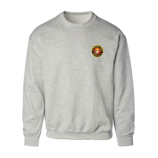 Quantico Virginia Patch Gray Sweatshirt - SGT GRIT