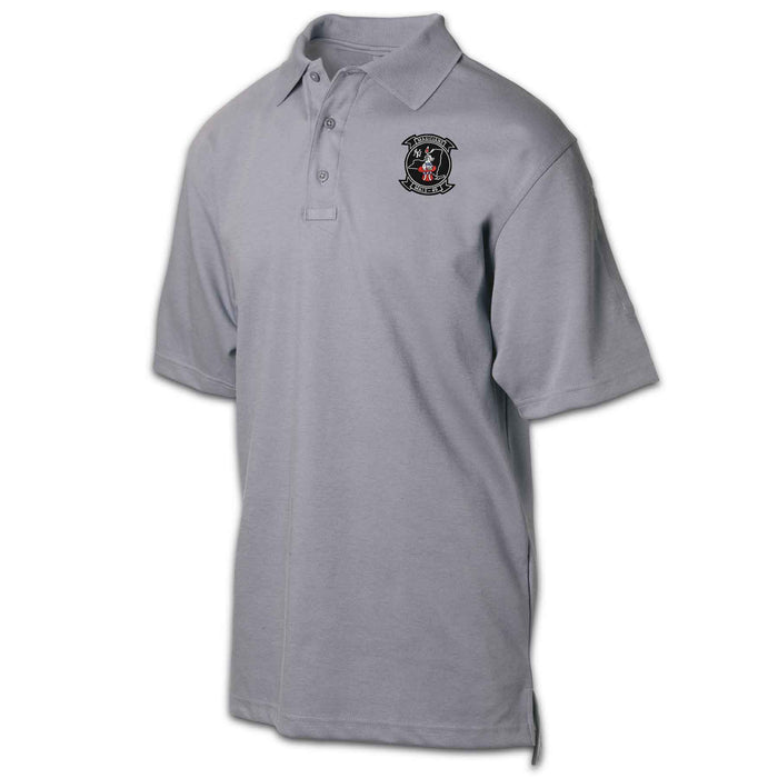 MALS-49 Patch Golf Shirt Gray