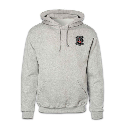 MALS-49 Patch Gray Hoodie - SGT GRIT