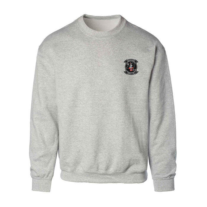 MALS-49 Patch Gray Sweatshirt — SGT GRIT