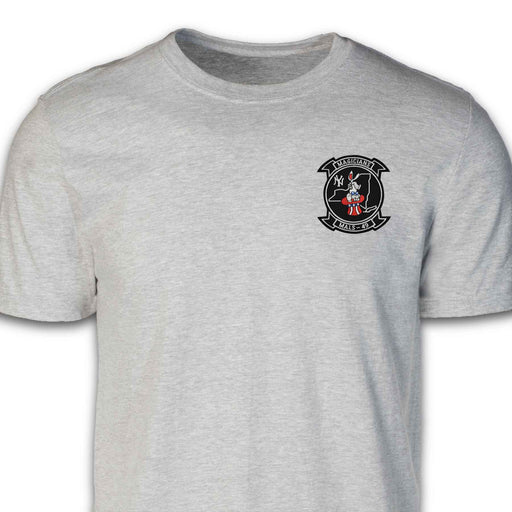 MALS-49 Patch T-shirt Gray - SGT GRIT