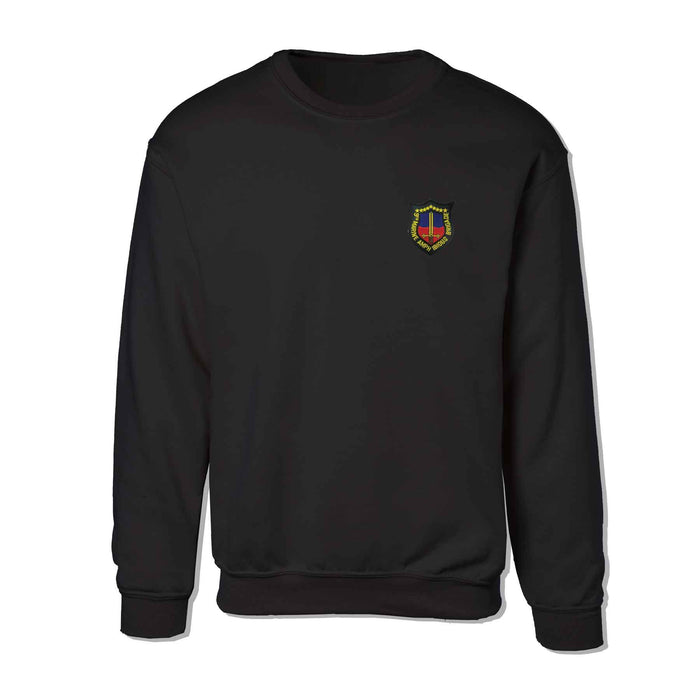 9th Marine Amphibious Brigade Patch Black Sweatshirt