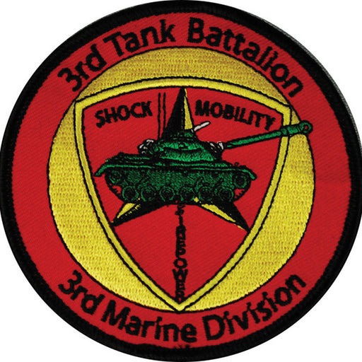 3rd Tank Battalion Patch - SGT GRIT