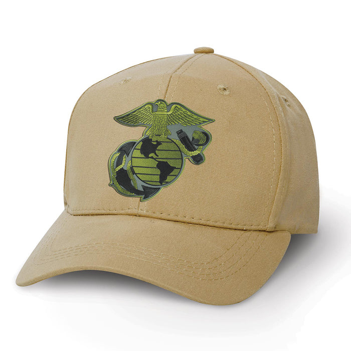 Eagle Globe and Anchor OD Green Patch Cover