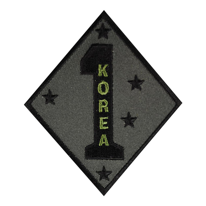 Korea - 1st Marine Division OD Green Patch - SGT GRIT