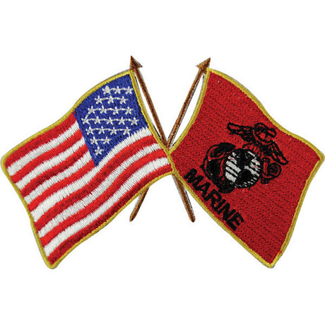 USA and USMC Flags Patch - SGT GRIT