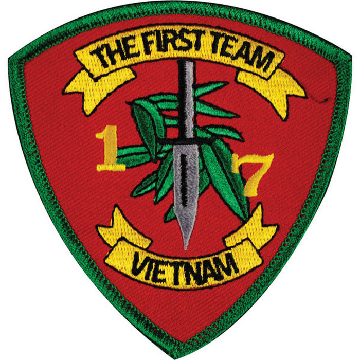 1/7 Vietnam First Team Patch - SGT GRIT