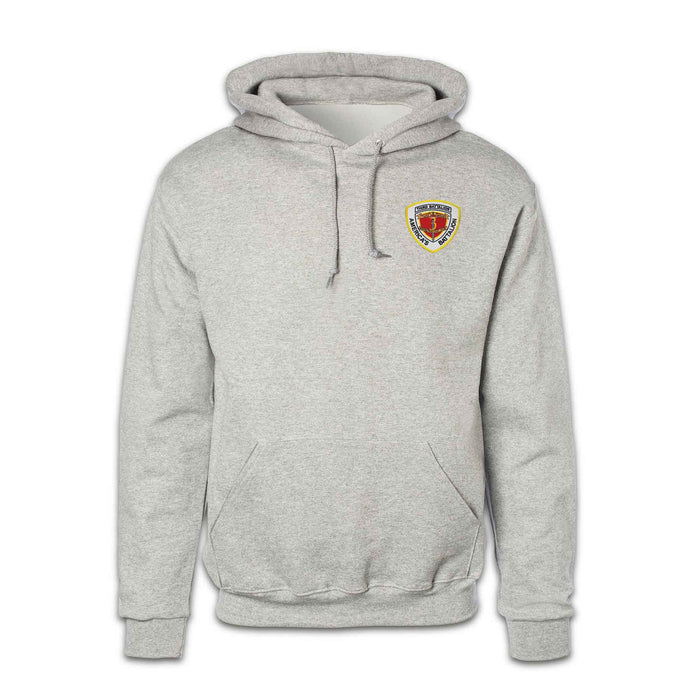 3rd Battalion America's Battalion Patch Gray Hoodie