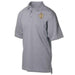 Afghanistan - 1st Marine Division Desert Patch Golf Shirt Gray - SGT GRIT