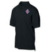 1st Battalion 1st Marines Patch Golf Shirt Black - SGT GRIT