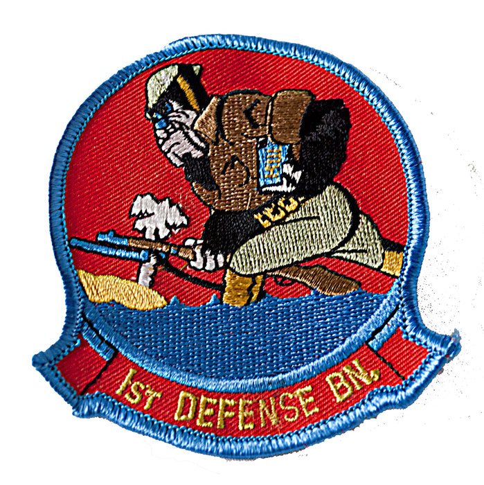 1st Defense Battalion Patch - SGT GRIT