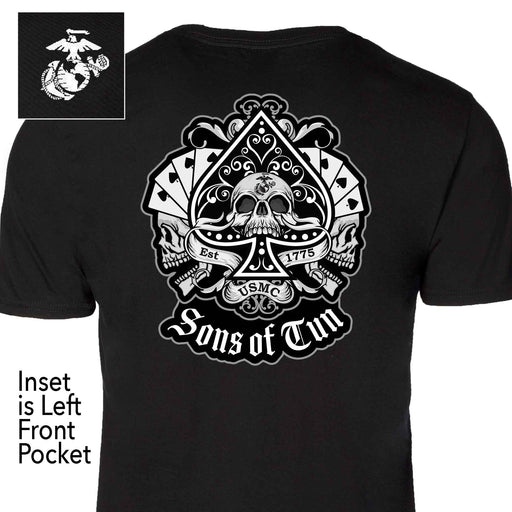 Sons of Tun Spade Back With Front Pocket T-shirt - SGT GRIT