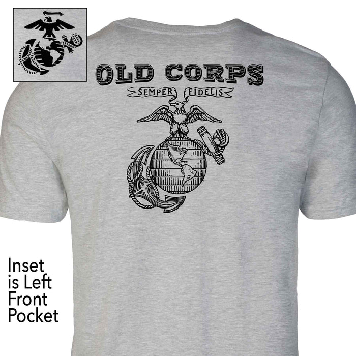 EGA Old Corps Back With Front Pocket T-shirt - SGT GRIT