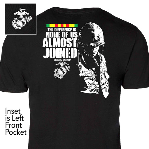 Almost Joined Back With Front Pocket T-shirt - SGT GRIT