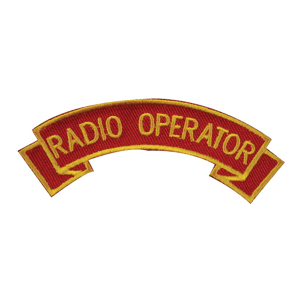 Radio Operator Rocker Patch – SGT GRIT