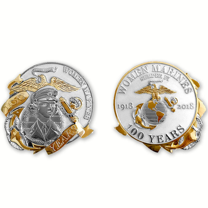 Women Marines 100 Year Challenge Coin