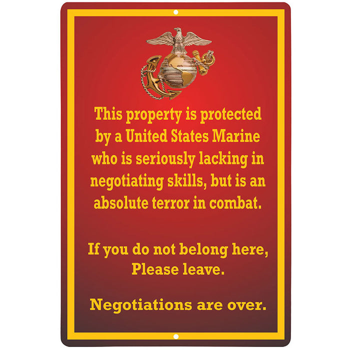 Property Protected Sign - SGT GRIT