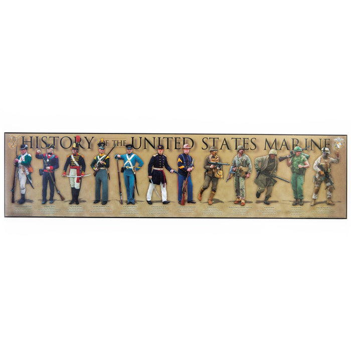 History Of The Marines Plaque - SGT GRIT